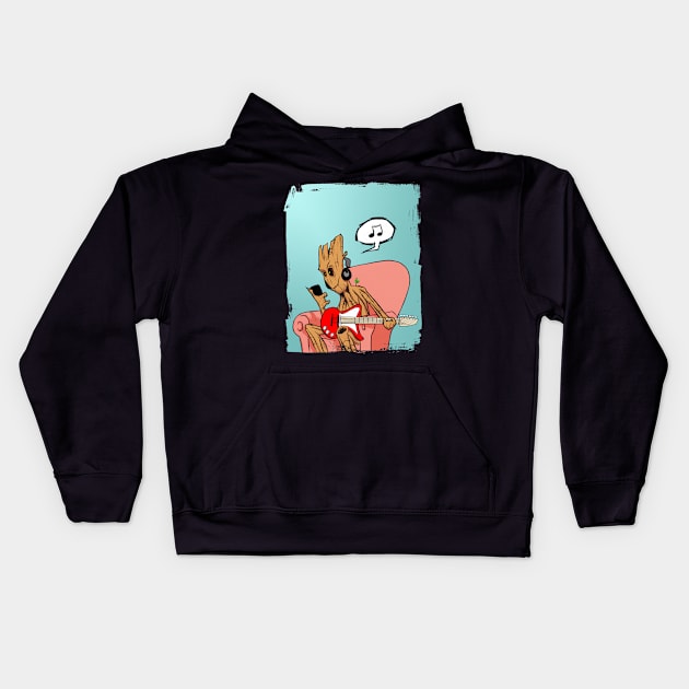 Tune In Kids Hoodie by kylewillis